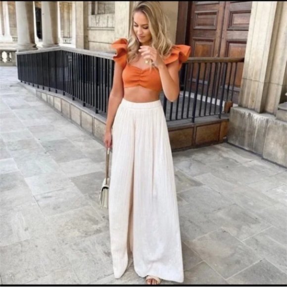 Zara Palazzo Pants - Picture 4 of 10